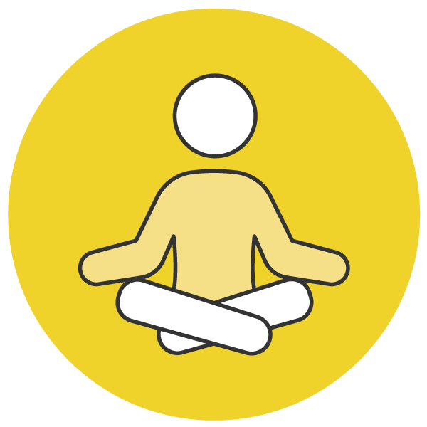 Peaceful, easy teaching icon